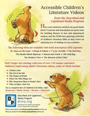 Accessible Childrens Literature flyer